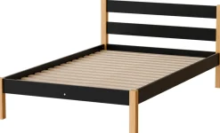 Łóżka Dziecięce|Łóżka Ze Stelażem>DOLMAR Nowoczesne drewniane łóżko 120x200 cm ze stelażem IVALO