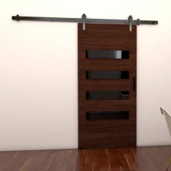 Drzwi Przesuwne>przesuwne.com Nowoczesne drzwi przesuwne 90 cm CRISTO wenge