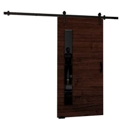 Drzwi Przesuwne>przesuwne.com Nowoczesne drzwi przesuwne do pokoju 90 cm PASCO wenge