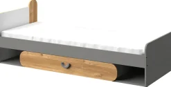 Łóżka Dziecięce|Łóżka Z Zagłówkiem>DOLMAR Nowoczesne łóżko do pokoju młodzieżowego 80x195 cm COOLIFY