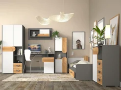 Łóżka Dziecięce|Łóżka Z Zagłówkiem>DOLMAR Nowoczesne łóżko do pokoju młodzieżowego 80x195 cm COOLIFY