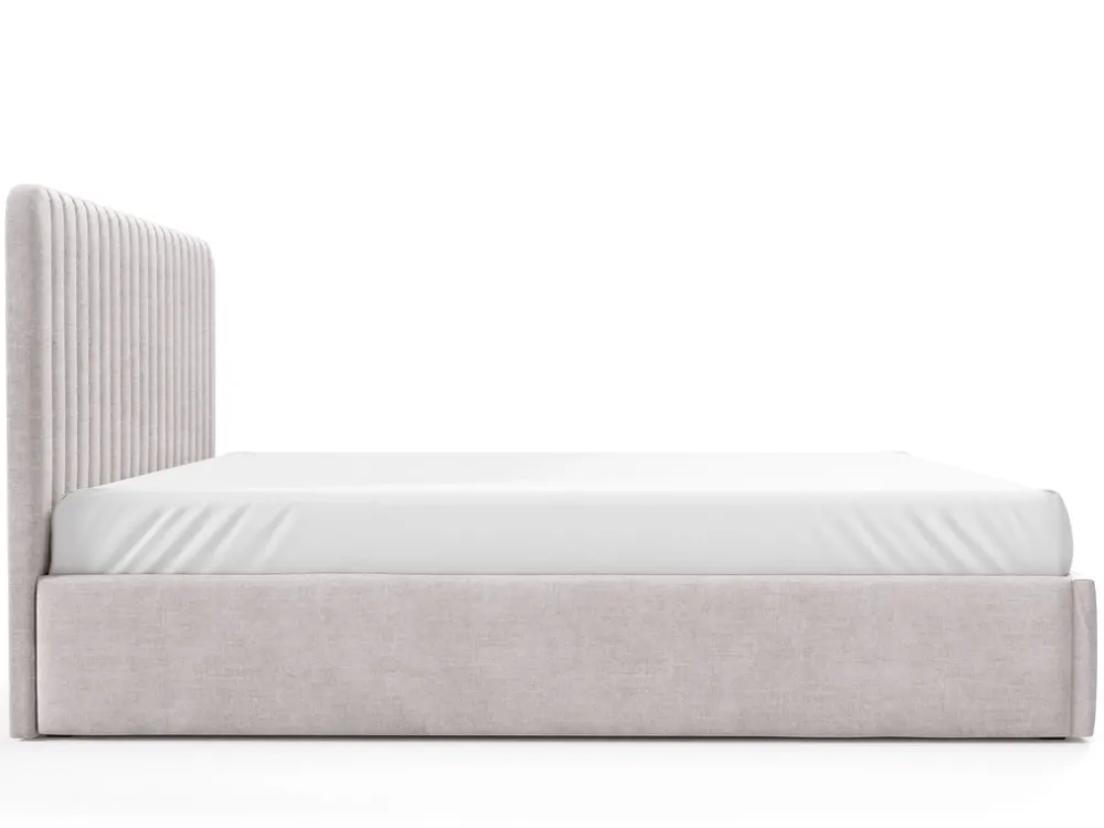 Łóżka Małżeńskie|Łóżka Ze Stelażem>Gruszka Nowoczesne łóżko do sypialni tapicerowane 180x200 cm BELIVO