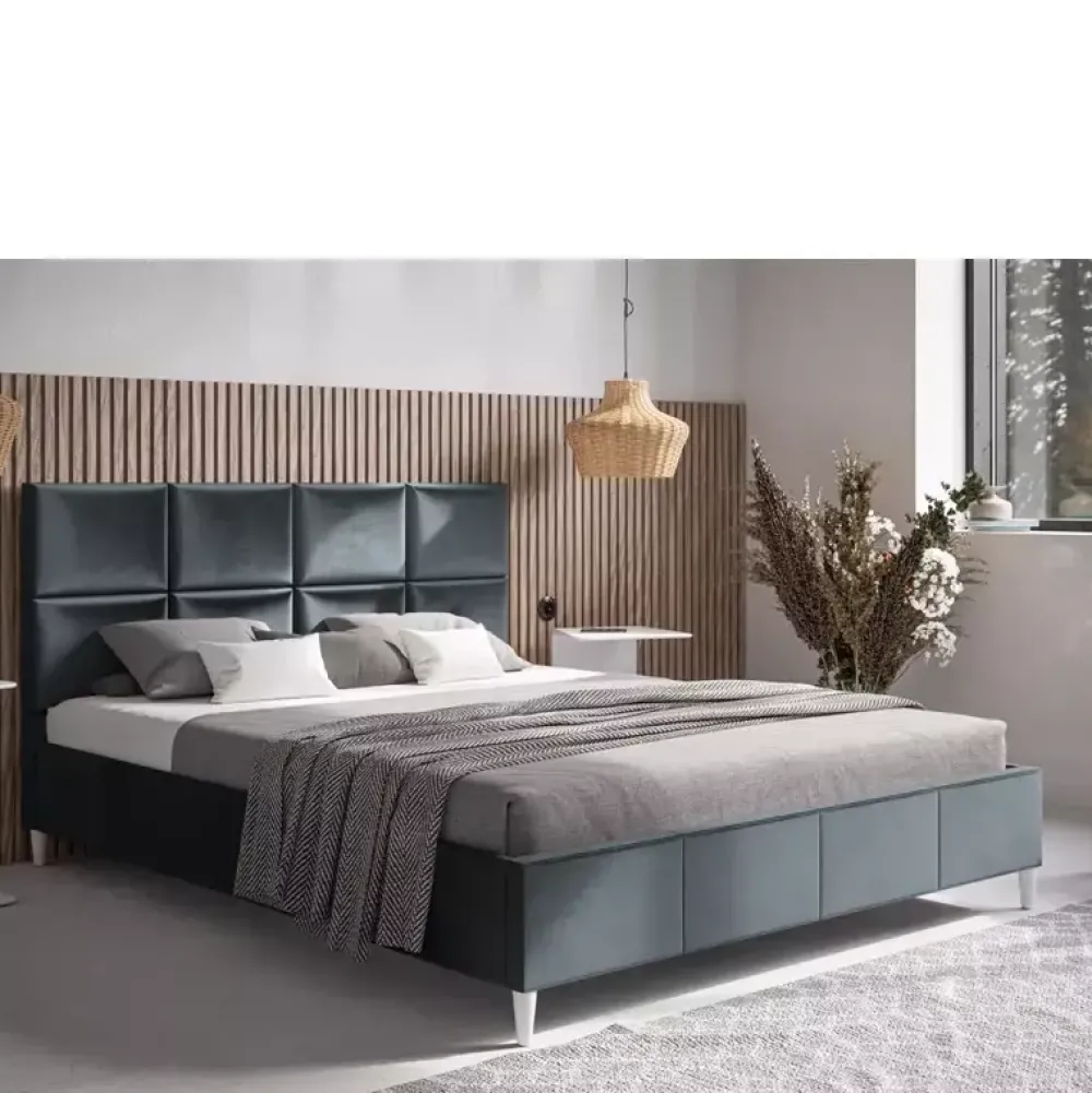 Łóżka Młodzieżowe|Łóżka Na Nóżkach>Riban Nowoczesne łóżko do sypialni 160x200 cm BOTER