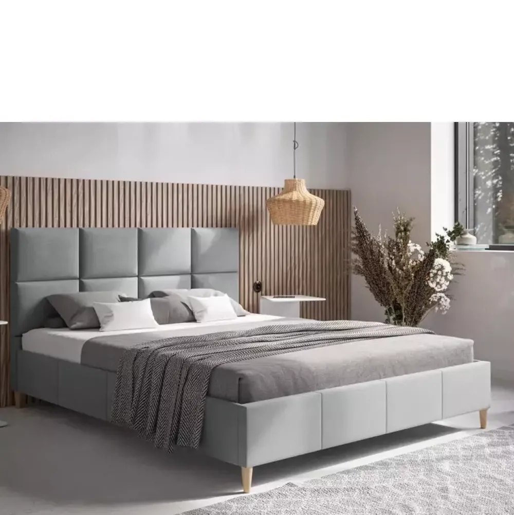 Łóżka Młodzieżowe|Łóżka Na Nóżkach>Riban Nowoczesne łóżko do sypialni 160x200 cm BOTER