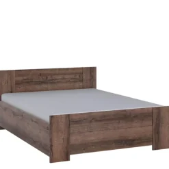 Łóżka Młodzieżowe|Łóżka Z Zagłówkiem>GiB Meble Nowoczesne łóżko do sypialni 160x200 BELLA dąb monastery