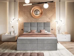 Łóżka Młodzieżowe|Łóżka Ze Stelażem></noscript>Riban Nowoczesne łóżko kontynentalne z pojemnikiem 140x200 cm ZAMER