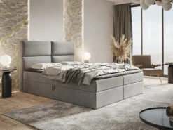 Łóżka Młodzieżowe|Łóżka Ze Stelażem></noscript>Riban Nowoczesne łóżko kontynentalne 140x200 cm GEND pojemnik