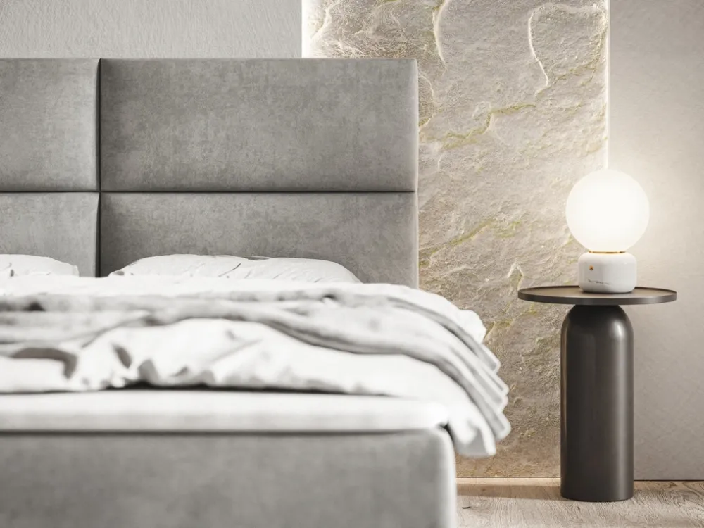 Łóżka Małżeńskie|Łóżka Ze Stelażem>Riban Nowoczesne łóżko kontynentalne 180x200 cm GEND pojemnik