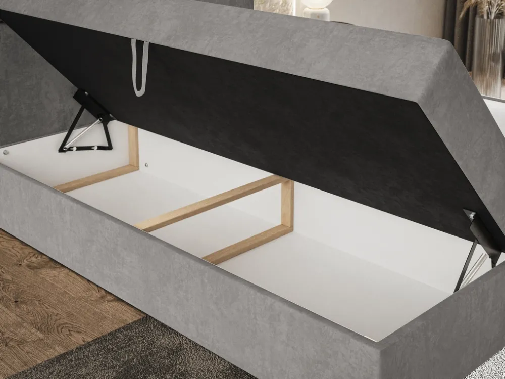 Łóżka Małżeńskie|Łóżka Ze Stelażem>Riban Nowoczesne łóżko kontynentalne 180x200 cm GEND pojemnik