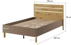 Łóżka Młodzieżowe|Łóżka Ze Stelażem></noscript>lenart. Nowoczesne łóżko młodzieżowe ze stelażem LENNY 120x200 cm