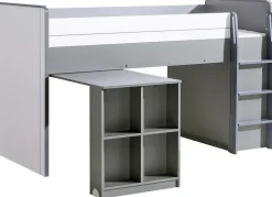 Meble Dla Dzieci|Meble Młodzieżowe>DOLMAR Nowoczesne łóżko piętrowe z biurkiem 90x200 cm GROOVY