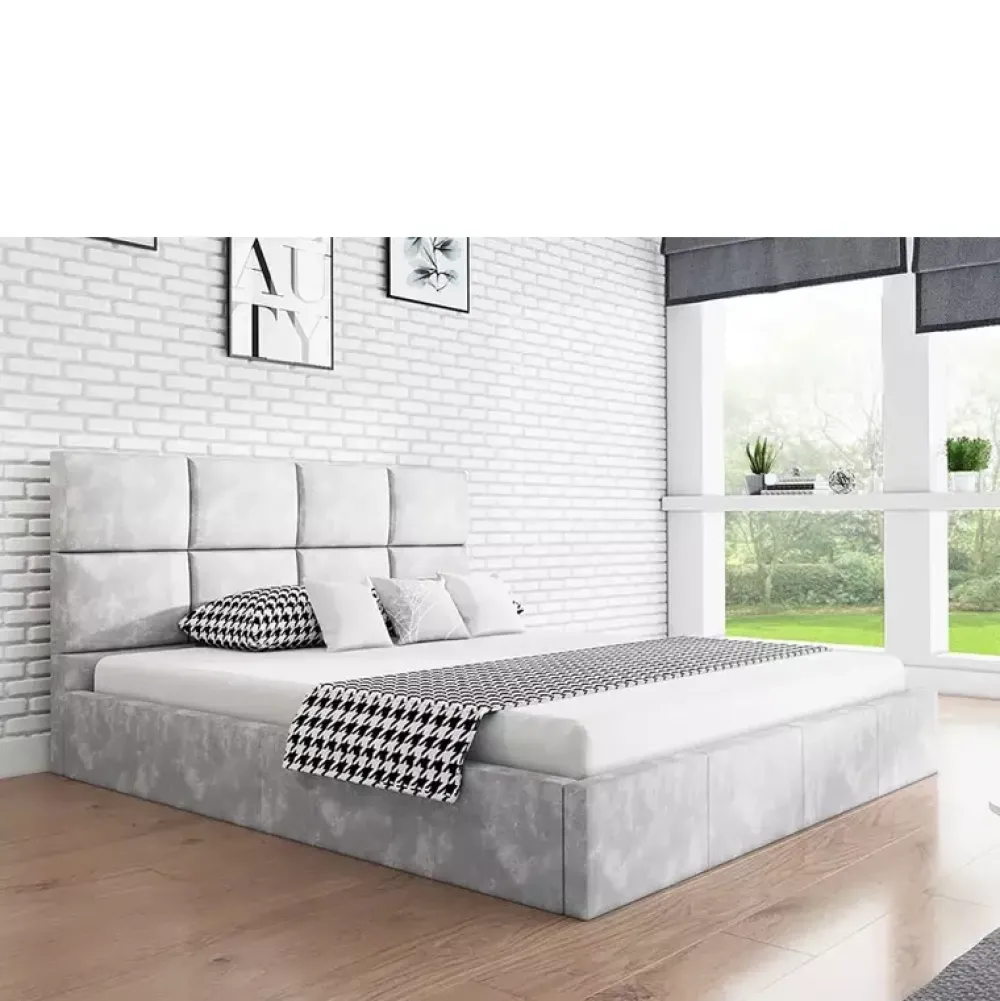 Meble Młodzieżowe|Łóżka Młodzieżowe>Riban Nowoczesne łóżko tapicerowane 160x200 cm AMBY