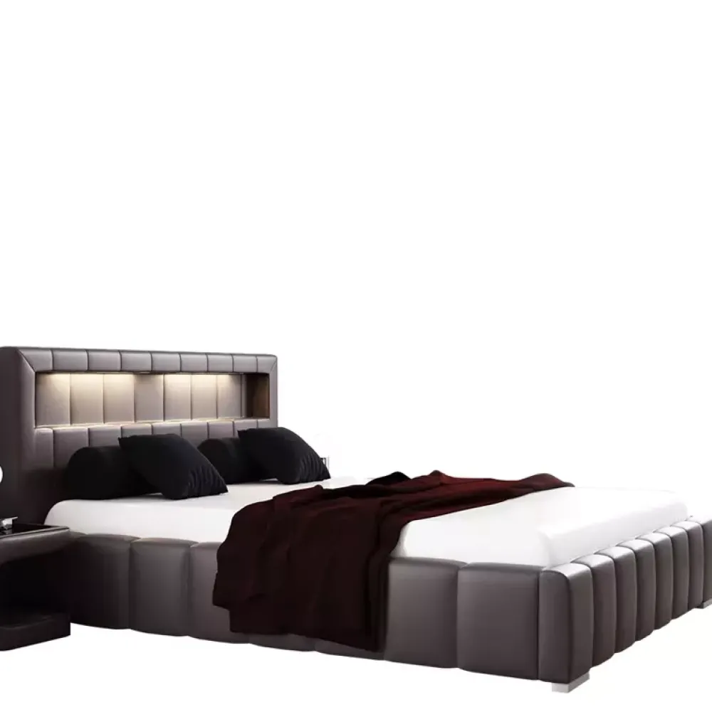 Łóżka Młodzieżowe|Łóżka Dziecięce>Gruszka Nowoczesne łóżko tapicerowane 120x200 ekoskóra FLORENCJA