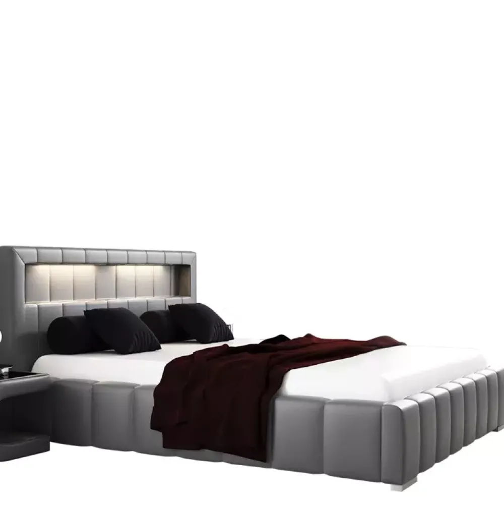 Łóżka Młodzieżowe|Łóżka Dziecięce>Gruszka Nowoczesne łóżko tapicerowane 120x200 ekoskóra FLORENCJA