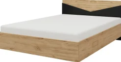 Łóżka Młodzieżowe|Łóżka Z Zagłówkiem>JUREK Nowoczesne łóżko 140x200 cm do sypialni AMADEO dąb odwieczny