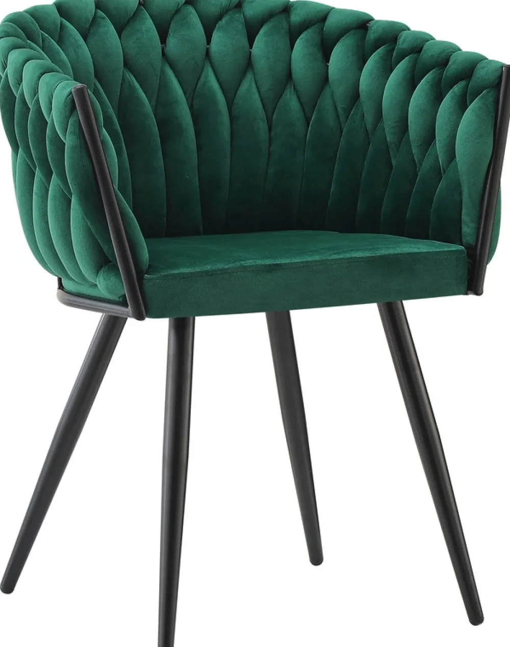 Krzesła Tapicerowane|Krzesła>BRIGHT FURNITURE Nowoczesne krzesło tapicerowane ROLISO zieleń