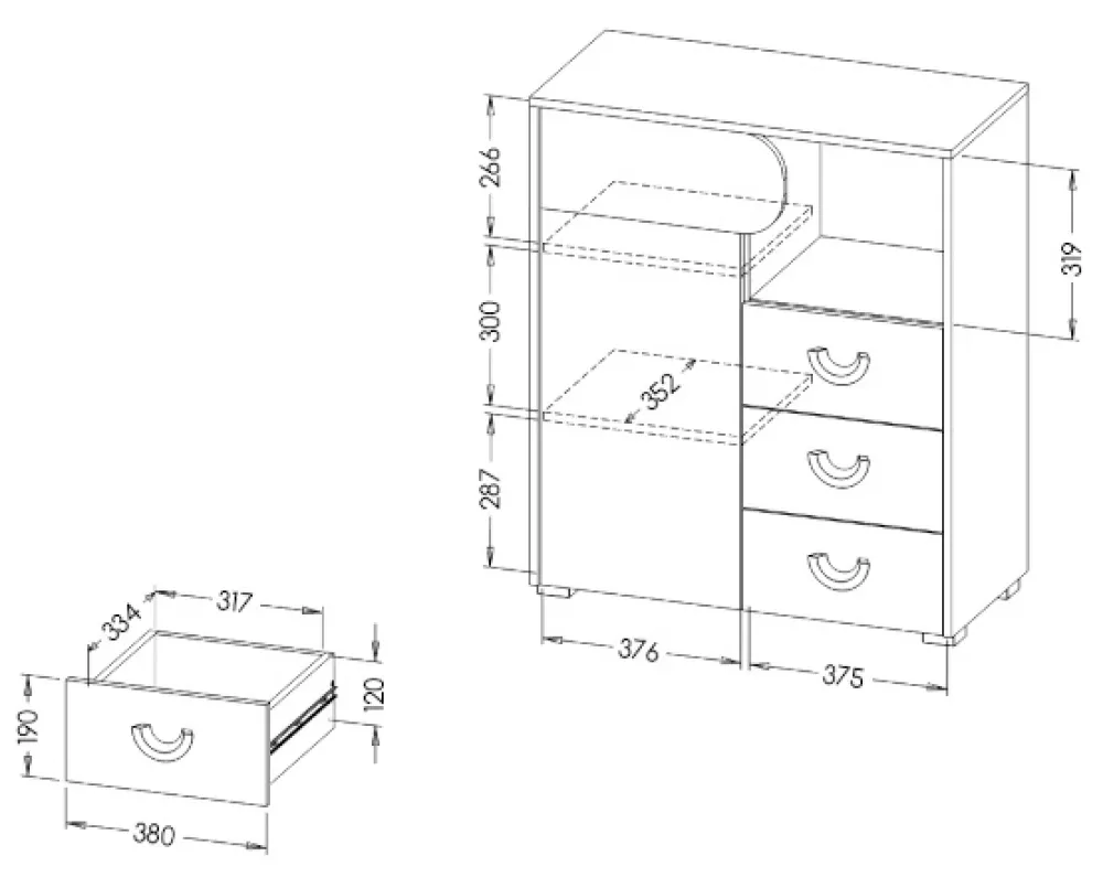 Meble Młodzieżowe|Zestawy Mebli Młodzieżowych>DOLMAR Nowoczesne meble do pokoju młodzieżowego COOLIFY