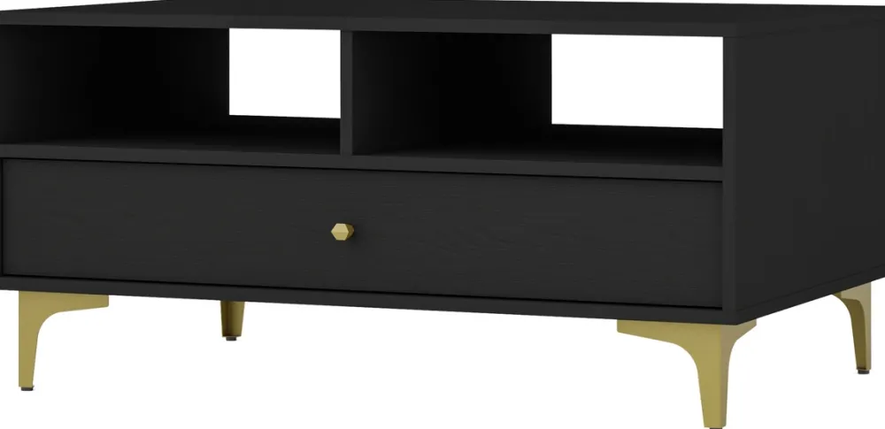 Zestawy Mebli Do Salonu>Lempert Nowoczesne meble do salonu TOKEN czarny grafit