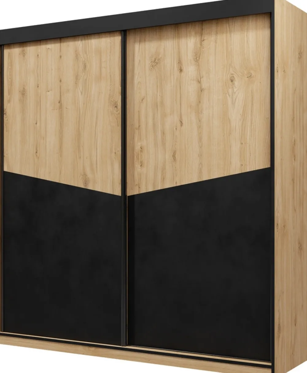 Zestawy Mebli Do Sypialni>JUREK Nowoczesne meble do sypialni AMADEO dąb odwieczny