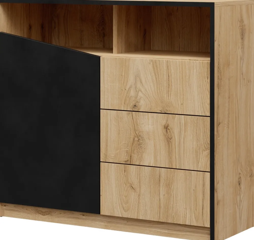 Zestawy Mebli Do Sypialni>JUREK Nowoczesne meble do sypialni AMADEO dąb odwieczny