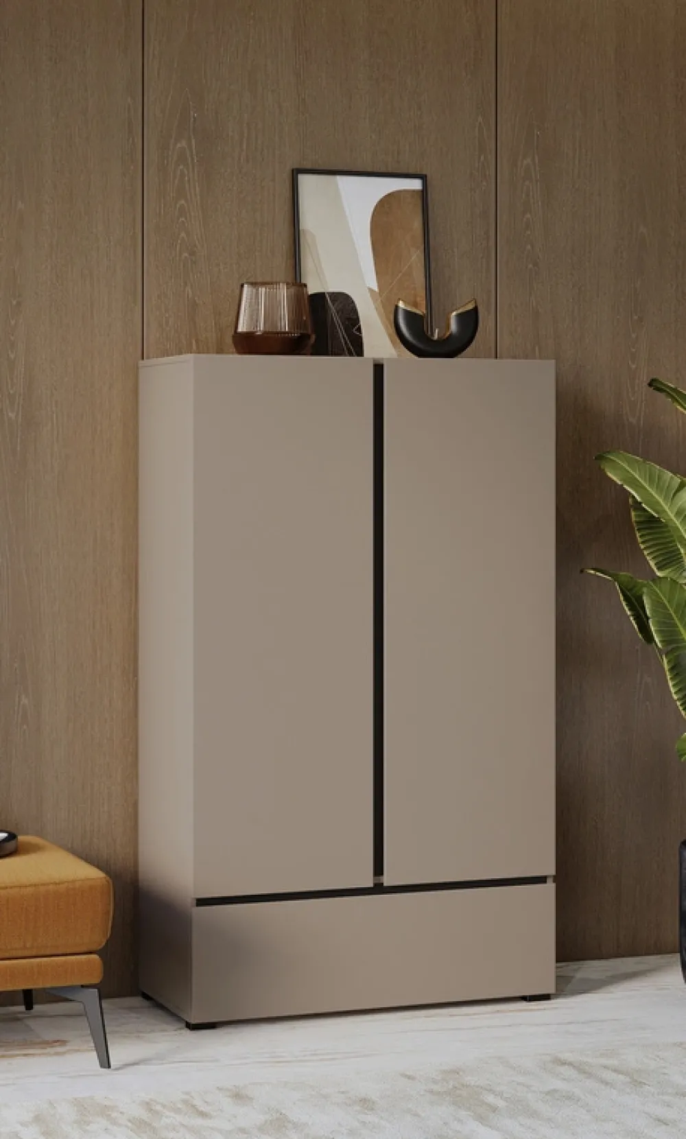 Zestawy Mebli Do Sypialni>Helvetia Nowoczesne meble do sypialni z łóżkiem 160x200 cm CROSS