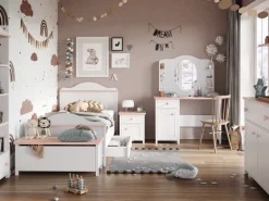 Meble Dla Dzieci|Zestawy Mebli Dziecięcych>lenart. Nowoczesne meble dziecięce z łóżkiem LUNA