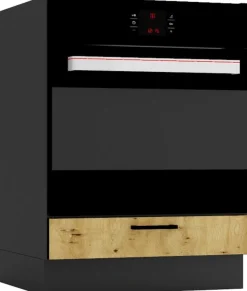 Meble Kuchenne></noscript>Stolkar Nowoczesne meble kuchenne 200 cm ANIKA dąb artisan