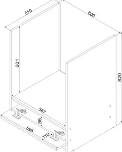 Meble Kuchenne></noscript>Stolkar Nowoczesne meble kuchenne 200 cm ANIKA dąb artisan
