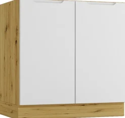 Meble Kuchenne></noscript>Stolkar Nowoczesne meble kuchenne 200 cm ISABEL szary jasny