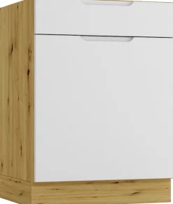 Meble Kuchenne></noscript>Stolkar Nowoczesne meble kuchenne 200 cm ISABEL szary jasny