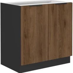 Meble Kuchenne></noscript>Lempert Nowoczesne meble kuchenne 260 cm MARGARET orzech okapi