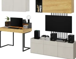 Zestawy Mebli Młodzieżowych>lenart. Nowoczesne meble młodzieżowe z biurkiem TEEN FLEX