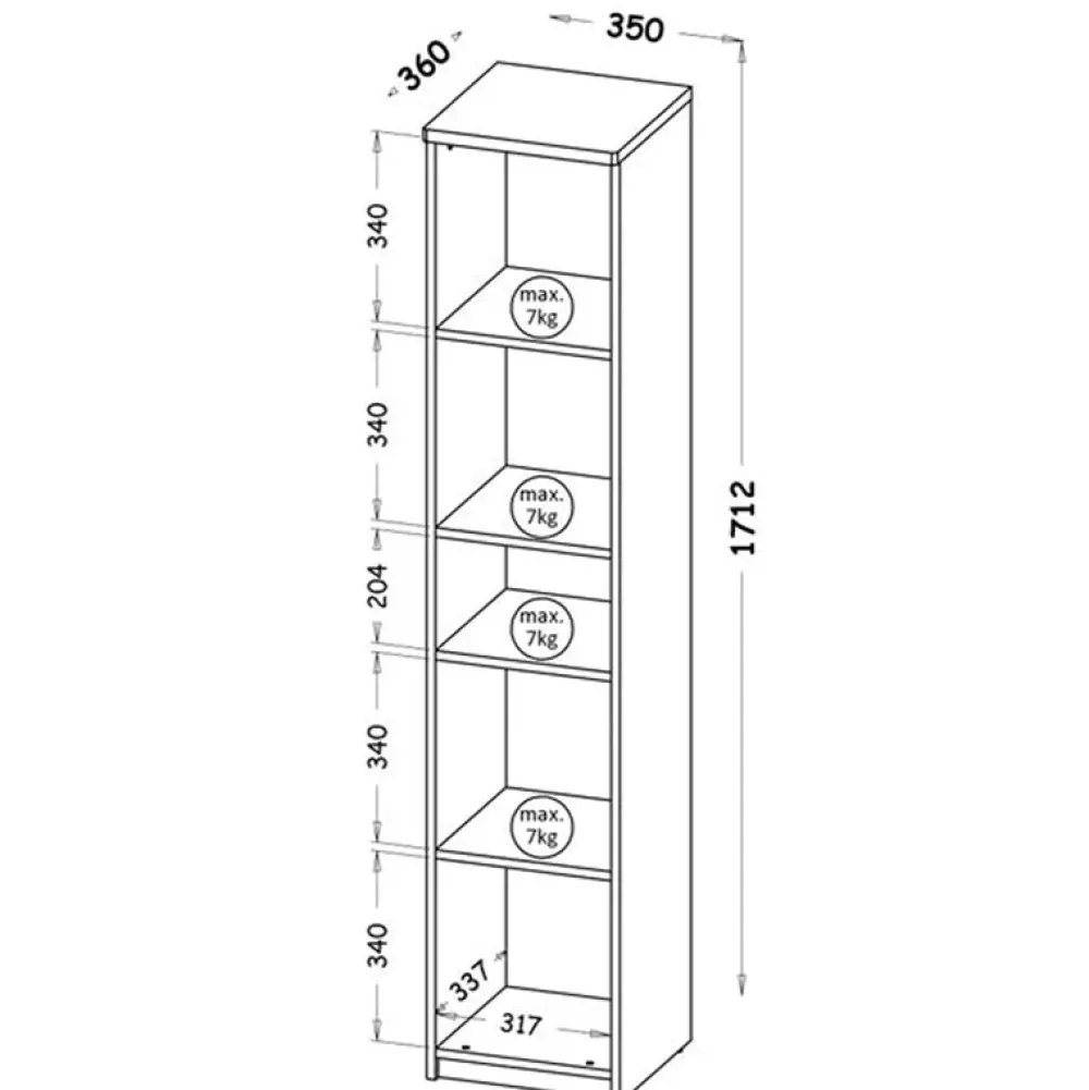 Meble Młodzieżowe|Zestawy Mebli Młodzieżowych>DOLMAR Nowoczesne meble młodzieżowe z łóżkiem ANETT