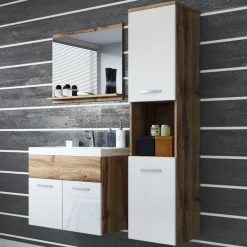Meble Łazienkowe>BRATEX Nowoczesne szafki łazienkowe REAL