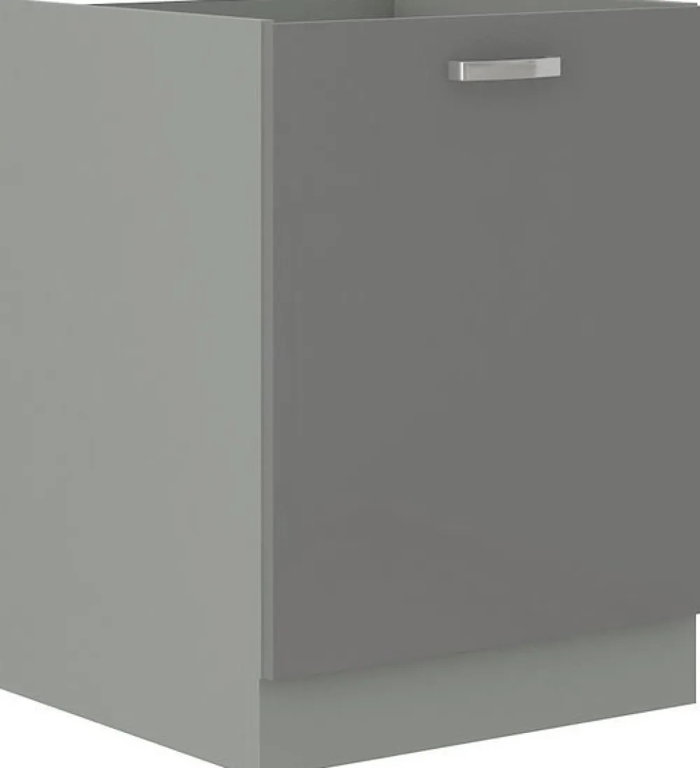 Meble Kuchenne>Lempert Nowoczesne szare meble do kuchni SILVER 3 szary