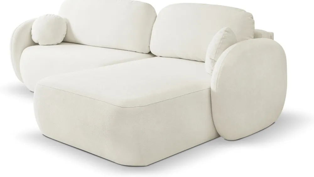 Meble Dla Dzieci|Narożniki>LASKI Nowoczesny beżowy narożnik do salonu z funkcją spania OMERO