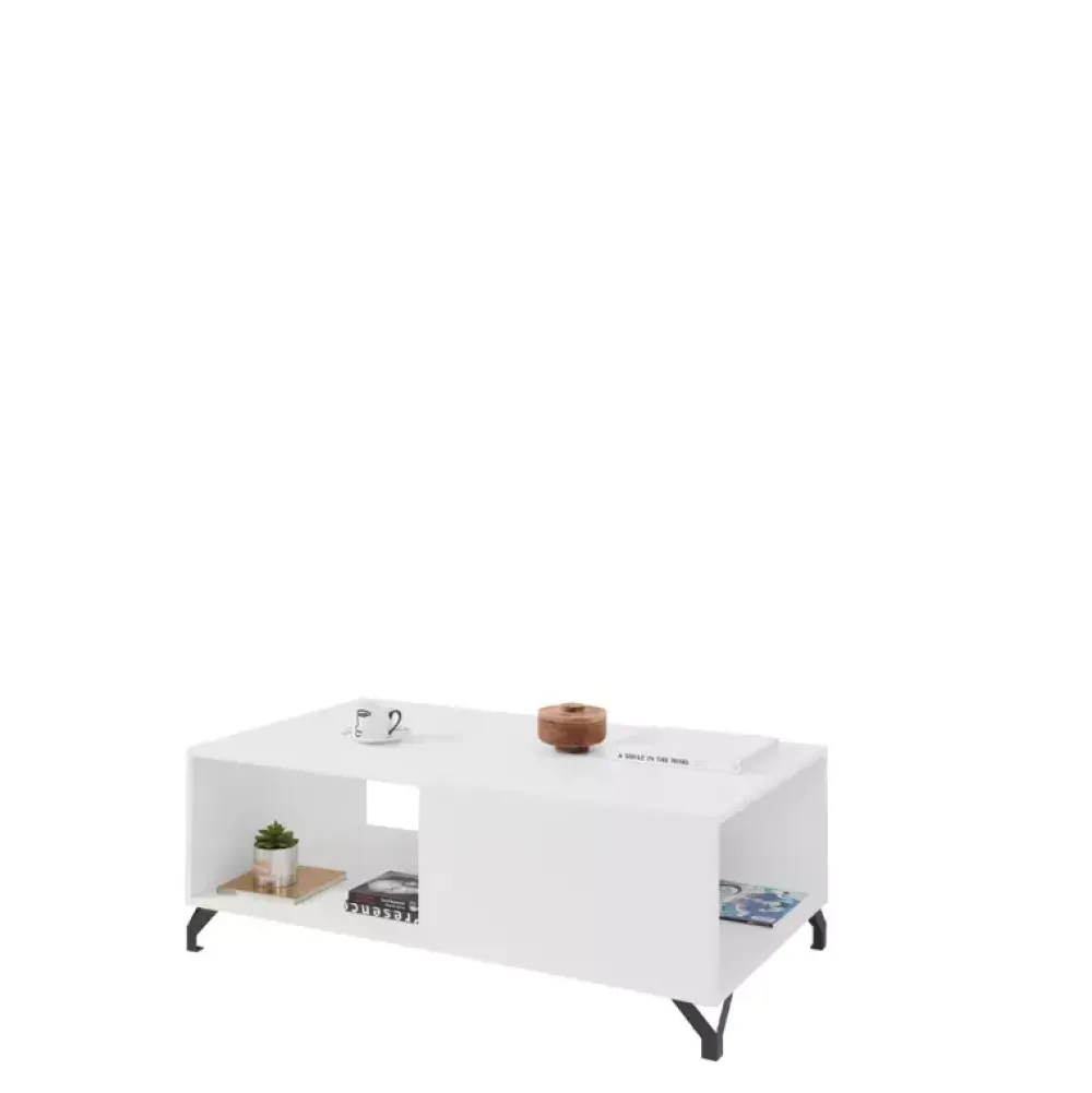Meble Młodzieżowe|Zestawy Mebli Do Salonu>MEBLAR Nowoczesny biały stolik kawowy BOMBAY