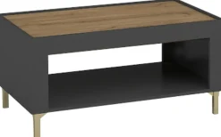Zestawy Mebli Do Sypialni|Ławy I Stoliki>DOLMAR Nowoczesny stolik kawowy do salonu 55x97 cm MISTY czarny