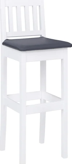 Hokery>Meblomal Nowoczesny drewniany hoker do kuchni HANDY tapicerowane siedzisko