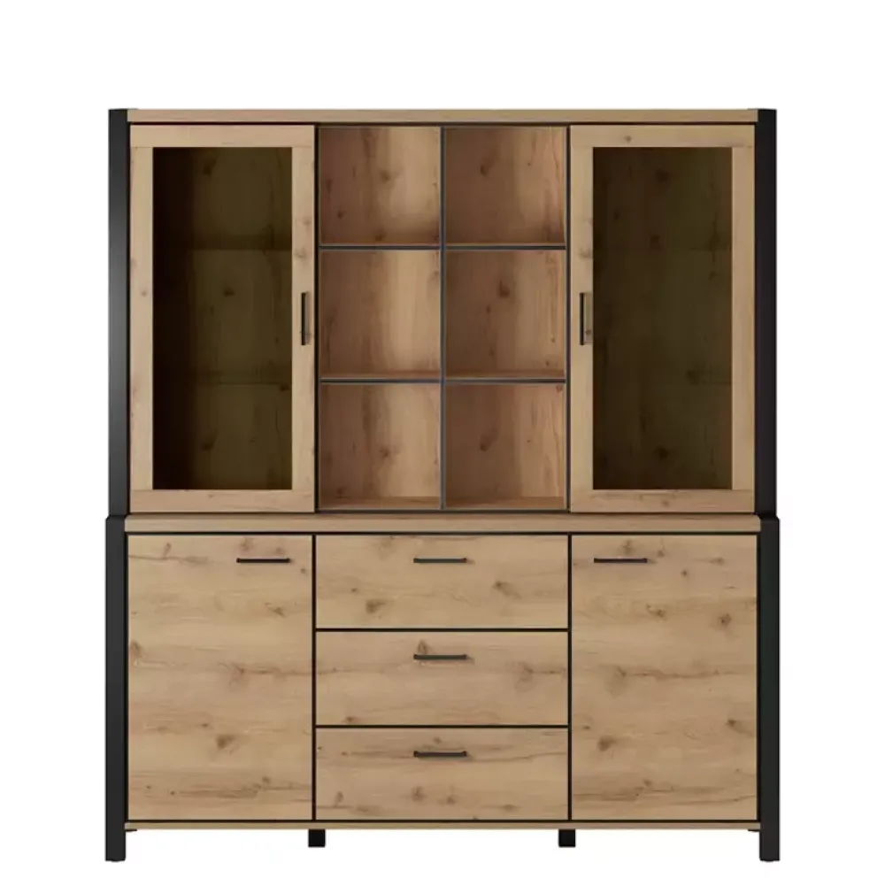 Zestawy Mebli Do Salonu|Witryny>Helvetia Nowoczesny kredens do salonu ANGELINO