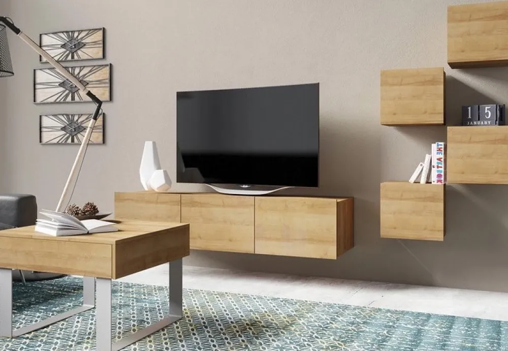 Zestawy Mebli Młodzieżowych|Ławy I Stoliki>GiB Meble Nowoczesny mały stolik kawowy MODERN dąb złoty