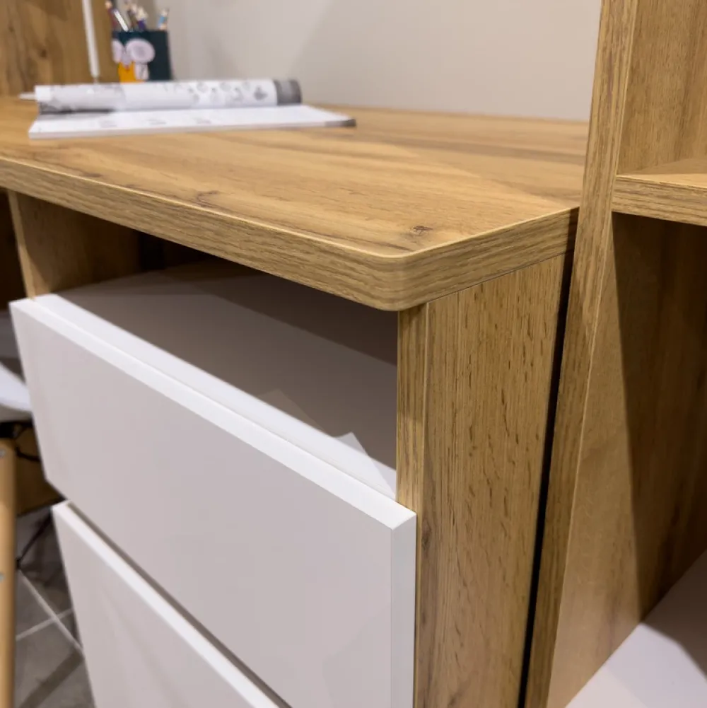 Meble Młodzieżowe|Zestawy Mebli Młodzieżowych>DOLMAR Nowoczesny młodzieżowy regał na książki 35 cm ANETT