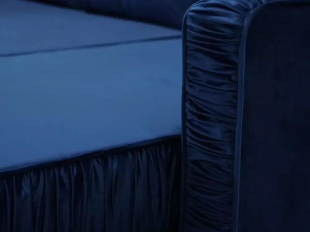 Narożniki>NEXT COLLECTION Nowoczesny narożnik do salonu w stylu glamour TOPEZ funkcja spania