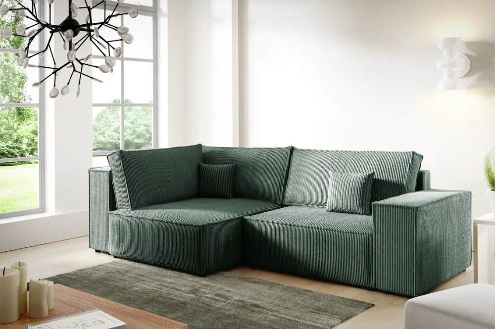 Meble Dla Dzieci|Meble Młodzieżowe>BROMARKT Nowoczesny narożnik do salonu z funkcją spania PEDRO DUO