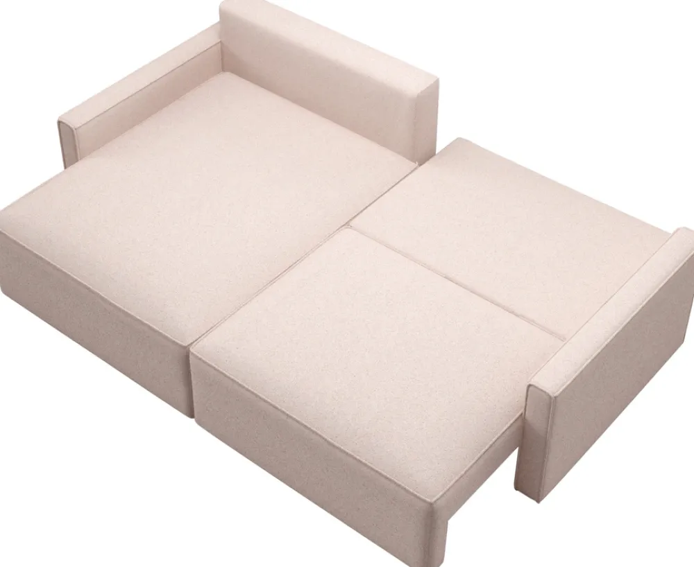 Meble Dla Dzieci|Narożniki>BROMARKT Nowoczesny narożnik do salonu z funkcją spania i pojemnikiem boucle NORBERT