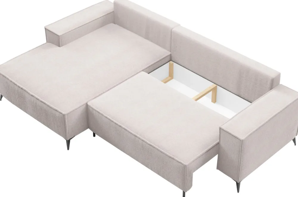 Meble Dla Dzieci|Meble Młodzieżowe>BROMARKT Nowoczesny narożnik do salonu z funkcją spania na nóżkach APOLLO