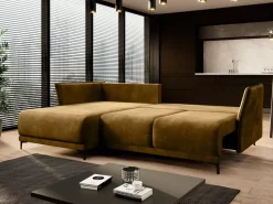 Narożniki>NEXT COLLECTION Nowoczesny narożnik do salonu z funkcją spania STYLO