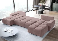 Narożniki>BROMARKT Nowoczesny narożnik z funkcją spania NUBES