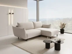 Meble Dla Dzieci|Narożniki></noscript>LASKI Nowoczesny narożnik z funkcją spania do salonu AXEL baranek