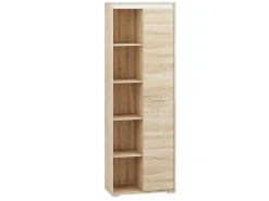 Regały Na Książki|Zestawy Mebli Do Salonu>ML Meble Nowoczesny półotwarty regał na książki 69 cm AVO